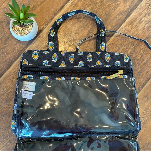 Americana by sharif quilted makeup cosmetics bag - Picture 6 of 12